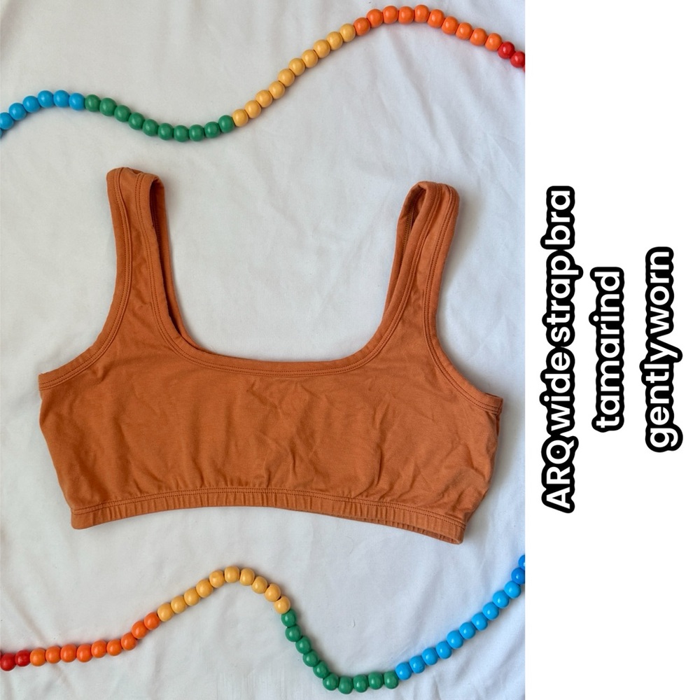 ARQ Wide Strap Bra in Tamarind Size XL Gently Worn